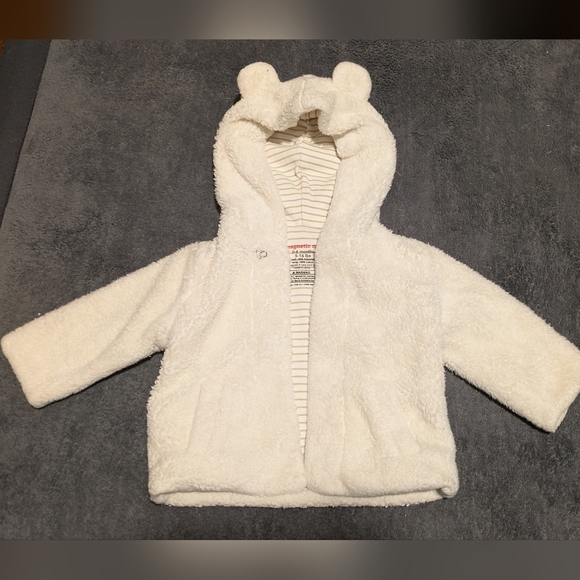 Magnetic Me Other - Magnetic Me Cream and White Baby Jacket